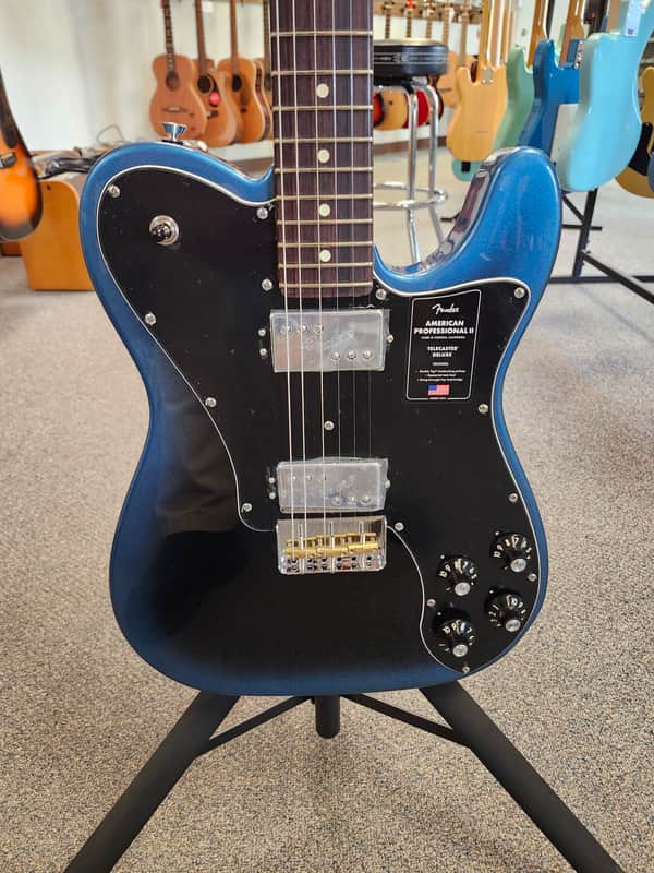 New Fender American Professional II Telecaster Deluxe - Dark Night with Fender Deluxe Molded Case image 1