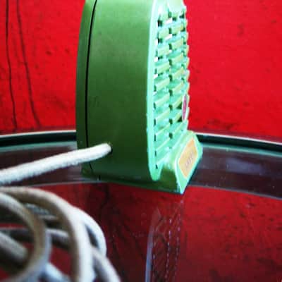 Vintage 1950's Shure 510C controlled reluctance microphone High Z harp mic w cable 410 510 # 2 image 4