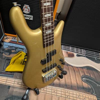 Spector Euro 4 Classic Bass Guitar - Metallic Gold image 3