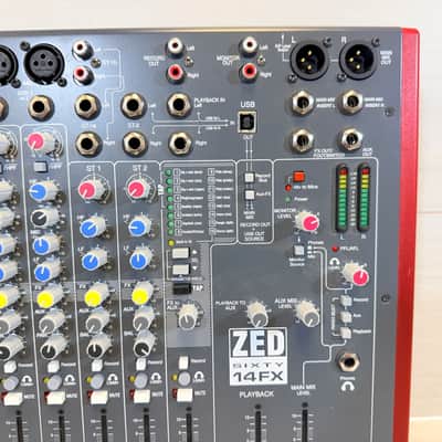 Allen & Heath ZED60-14FX 14-Channel Analog Mixer w/ FX & USB - Read Description 2010s–2020s image 3
