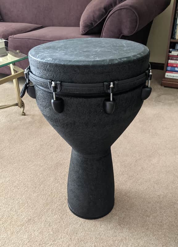 *REMO Djembe, MONDO™, Key-Tuned, SKYNDEEP® FIBERSKYN® Black Bass Wood 14''-Head* image 1