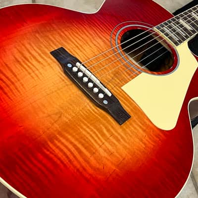 2025 Gibson Les Paul Parlor Acoustic-Electric Guitar Vintage Cherry Sunburst image 5