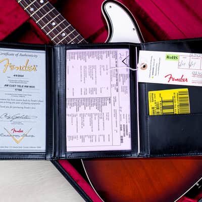 2024 Fender Custom Shop American Custom Telecaster NOS Violin Burst w/ Seymour Duncan SH-55 Humbucker image 17