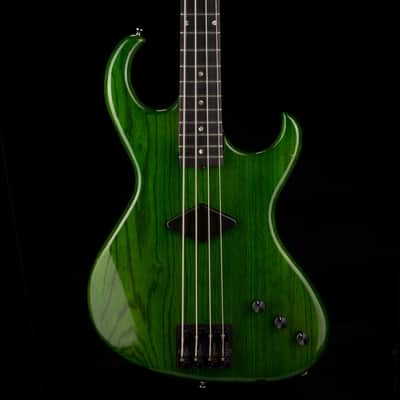Pre Owned 1996 Rick Turner Prototype E-2 EL-434 PM Transparent Green Bass With OHSC image 1