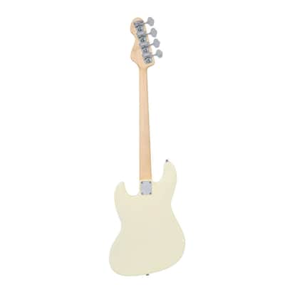 Vintage Icon Series VJ74M Bass - Vintage White image 8