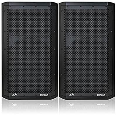 PEAVEY Dark Matter DM112 12" Active PA Package w/ Stands, Cables, Mic Stands image 3