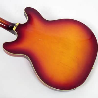 1969 Guild Starfire Bass II - Sunburst - Rare Double Pickup Hagstrom Bi Sonic - Original Case image 8