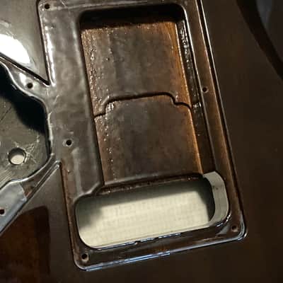 1999 Japan Fujigen Ibanez RG520QS Brown Quilt Maple Guitar Body Original Edge Tremolo Ready image 15