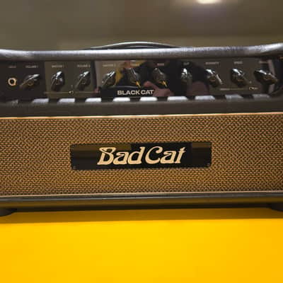 Bad Cat Black Cat 20W Head + Matching 1x12 Cabinet with Footswitch and Cover — Excellent Condition image 3