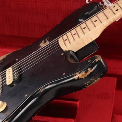 Mint Fender Custom Shop 1969 Stratocaster Masterbuilt Andy Hicks Heavy Relic Black image 9