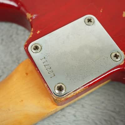 1964 Fender Duosonic, Translucent Red, Mahogany Body + OHSC image 19
