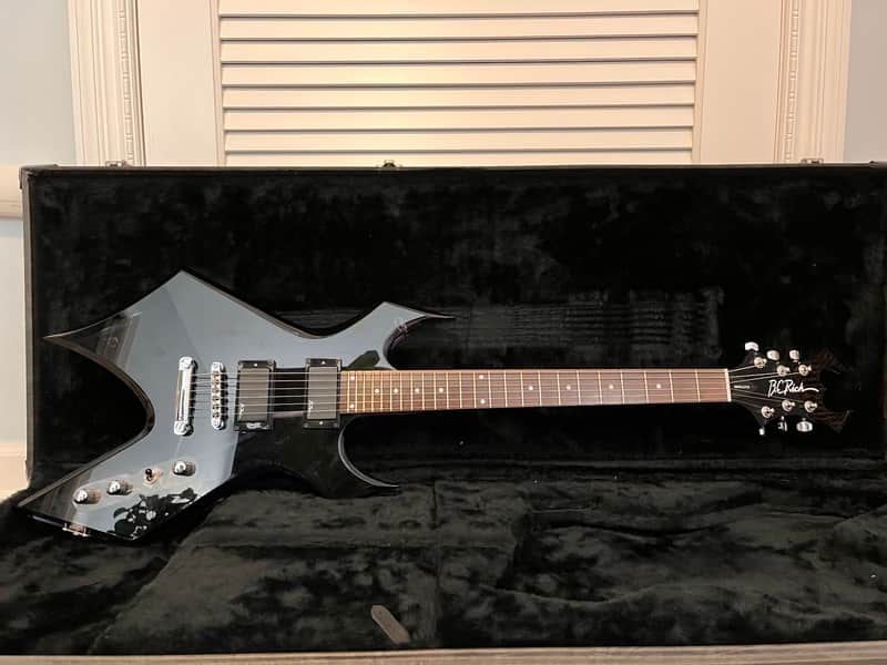 1999 B.C. Rich Warlock Acrylic Clear “Smoke” with Original Hardshell Case image 1