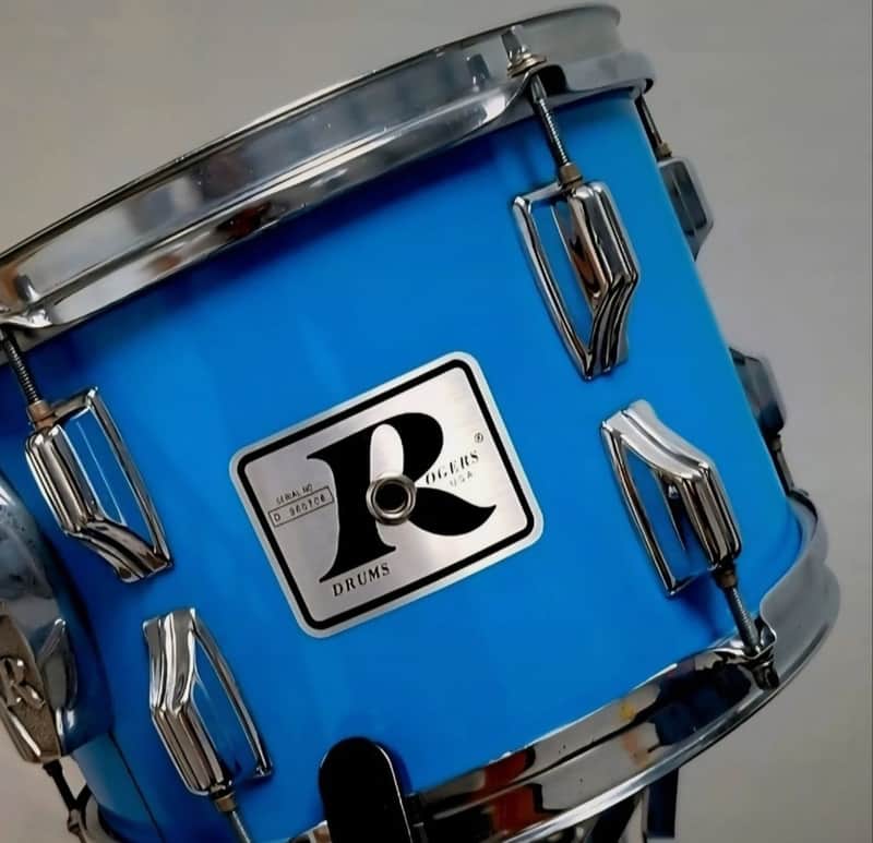 Tom 12"x8" Rogers USA Londoner +Remo USA + Cercles Rogers USA + Housse 2026‼️Prix fermé‼️ image 1