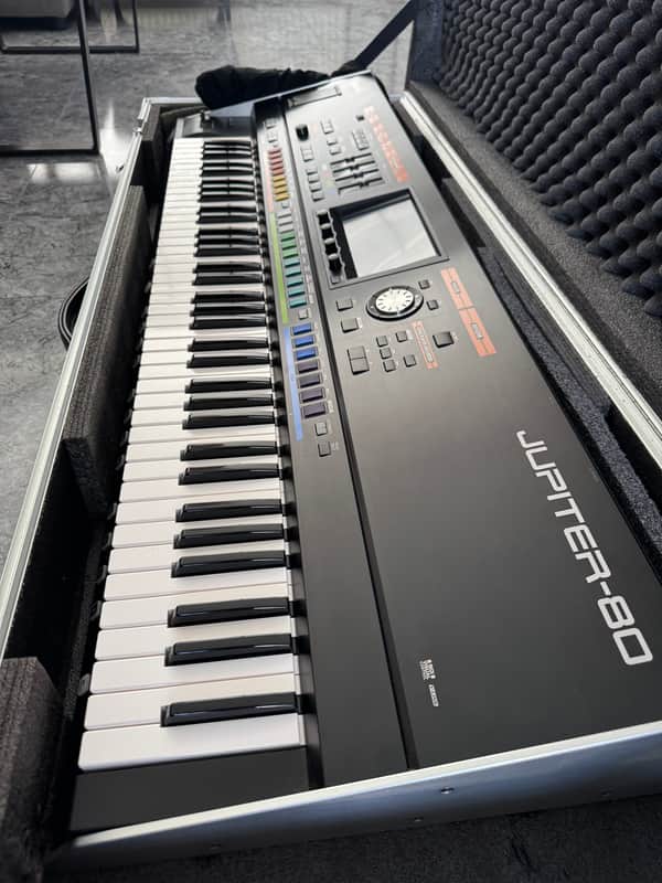 Roland Jupiter 80 76-Key Digital Synthesizer 2010s - Black image 1