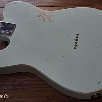 Telecaster Body Sonic Blue Relic - Vintage Style Aged Nitro image 5