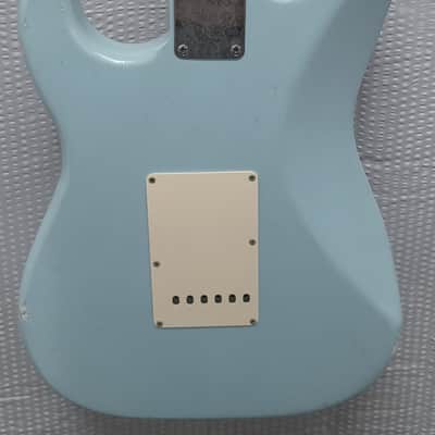 Custom Fender Stratocaster "Nowherecaster" MJT Sonic Blue Relic image 13