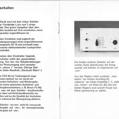 Braun CSV 60 HiFi Dieter Rams 60's image 17