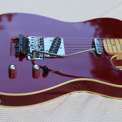 Kramer American Vintage Classic III 1987 Candy Apple Red Floyd Rose Duncan image 7