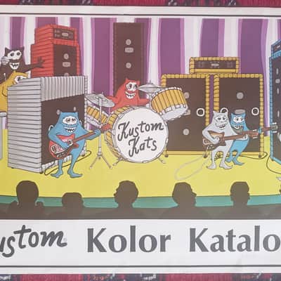 Kustom "Kustom Kats" Amp and Guitar Catalog 1969 image 1