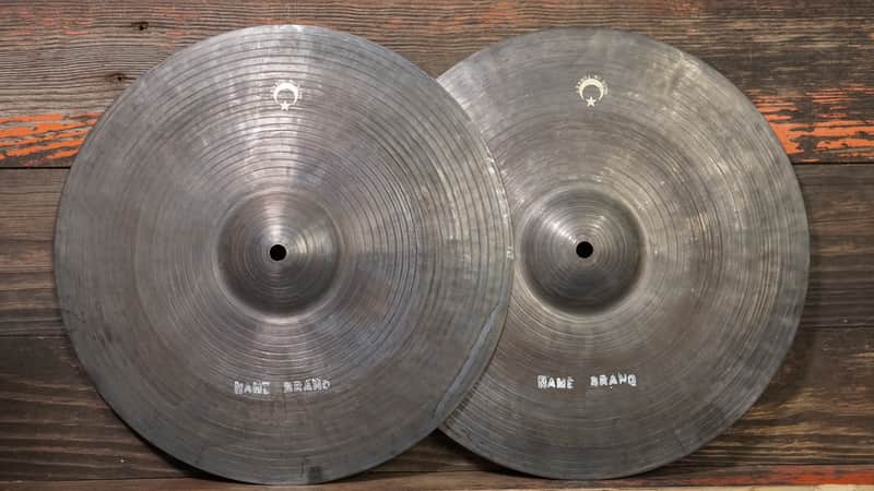 Name Brand 14" Vinyl Hi-Hat Cymbals - 890/1128g image 1