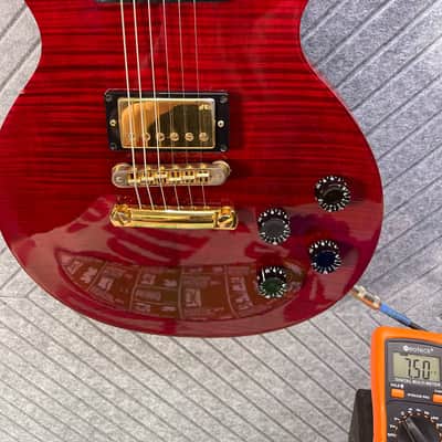 Gibson Les Paul Studio Plus KILLER TOP In-USA FretWerx Setup and Fret Polish - Wine Red image 23