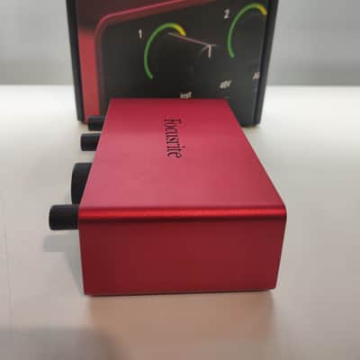 Focusrite Scarlett Solo 4rd Gen USB Audio Interface 2019 - Present - Red / Black image 2