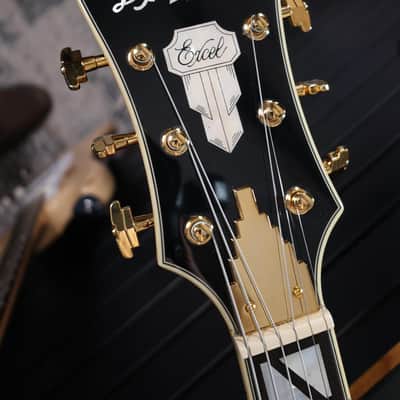 D'Angelico Excel EXL-1 Hollowbody Guitar with Case - Dark Iced Tea Burst image 5