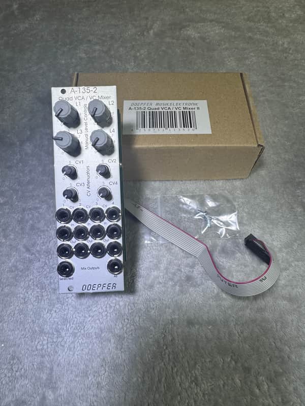 Immagine Doepfer A-135-2 Quad VCA / VC Mixer 2010s - Silver - 1