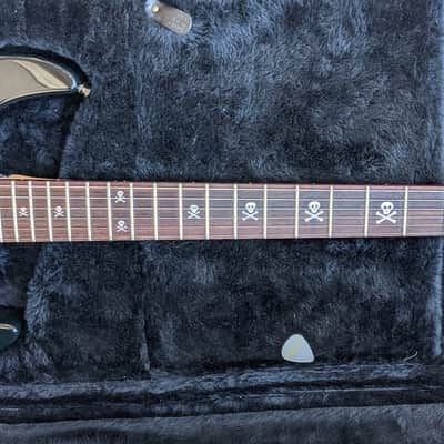 ESP Custom Shop M-II KH-2 Kirk Hammett Signature Specs 1993 OHSC Black image 5