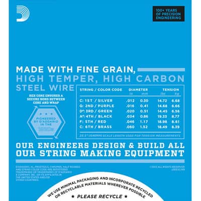 D'Addario EXL148 Nickel Wound .012-060 image 3