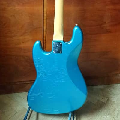 Fender Jazz bass 1973 Lake placid blue refin image 13