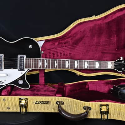 Gretsch Custom Shop G6128-GHT George Harrison Tribute Duo Jet from 2011 in Black with original Hardcase image 10