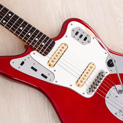 1986 Fender Jaguar '62 Vintage Reissue JG66-75 Candy Apple Red First-Year, Japan MIJ Fujigen image 7