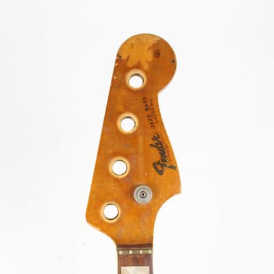 1966 Vintage Fender Jazz Bass Neck Rosewood Fretboard All Original 1960's Guitar image 3