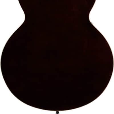Epiphone Casino Archtop Hollowbody Left-Handed Electric Guitar (with Gig Bag), Vintage Sunburst image 4