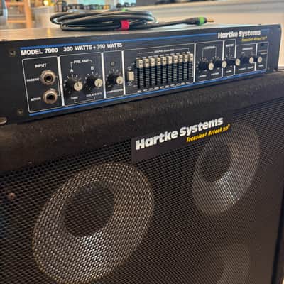 Hartke Bass Rig - HA7000 Power Amp and 410 Cabinet image 7