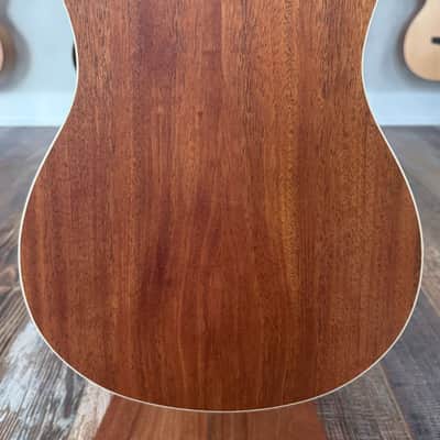Dowina Mahogany Bona Vida - Cedar/Mahogany Parlor Sized Acoustic Guitar with Hardshell Case image 4