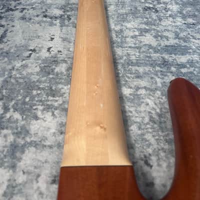 Fodera Monarch 19mm 34” scale 2012 - Koa Acrylic Satin image 20
