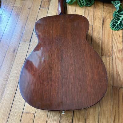 1957 Martin 00-17 Mahogany Acoustic Guitar w/ Chipboard Case image 13