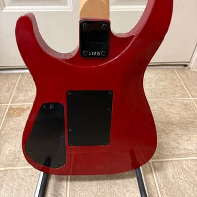 Jackson JS Series JS34Q DKA-M Dinky Archtop with Maple Fretboard 2015 - 2020 - Transparent Red image 11