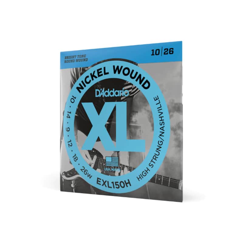 D'Addario EXL150H 10-26 High Strung/Nashville Tuning, XL Nickel Electric Guitar Strings image 1