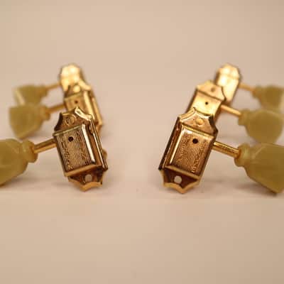 Vintage Gibson Kluson Deluxe Gold Tuners PAT NO D-169400 Double Line Les Paul Custom ES-355 image 1