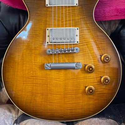 Gibson 1991 Les Paul Pre-Historic 1959 Reissue Yamano Order Honey Burst Flametop w/ OHSC & Yamano Docs R9 image 1