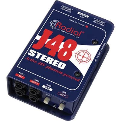 Radial Engineering J-Class J48 Stereo Active DI, Stereo for Guitar & Bass image 1