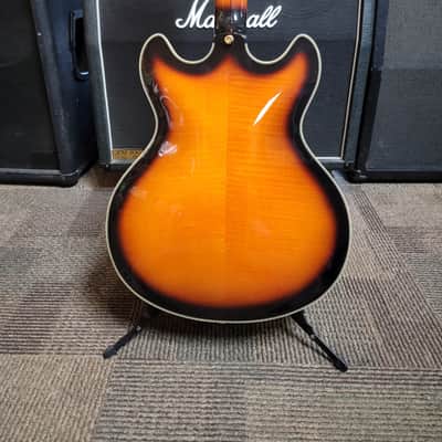 D'Angelico Excel EX-DC Semi-Hollow with Stop-Bar Tailpiece - Sunburst image 4
