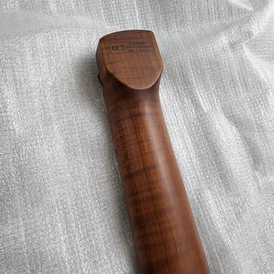 Harley Benton Dullahan-FT 24 Roasted SP Shell Pink Headless Roasted Flame Maple Stainless Frets image 11