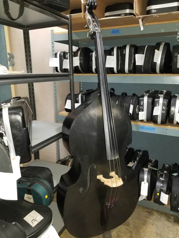 Carbon Fiber 3/4 Upright Bass w/ Bow and Bag image 1