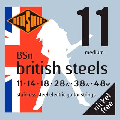 BS11 British Stainless Steel Medium 11/48 Rotosound image 1