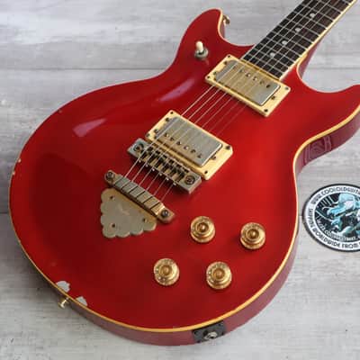 1982 Ibanez Japan AR100 Artist Double Cutaway (Fire Red) image 1