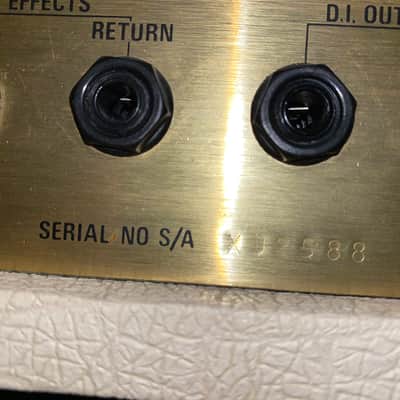 Marshall JCM 800 2205 1989 Half Stack - White Tolax image 6